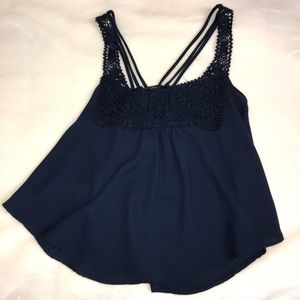 Navy blue tank